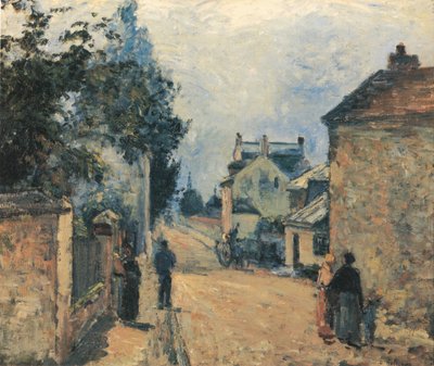 A Street at the Hermitage by Camille Jacob Pissarro